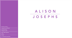 Desktop Screenshot of alisonjosephs.com